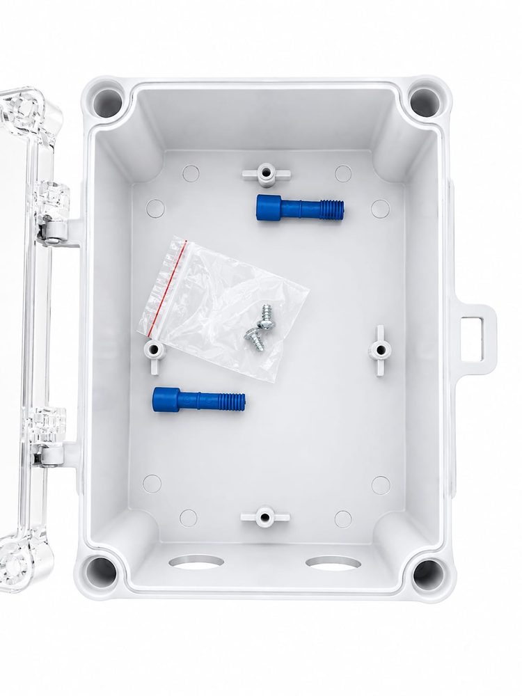 IP67 Hinge Junction Box - Transparent view 2